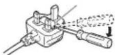 PANASONIC SC-BMAX5 - (Para el enchufe de alimentación de CA de tres clavijas con fusible) - 2