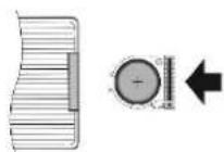 Reflexion DVD1017 - Inserting the battery (Remote-Control) - 2