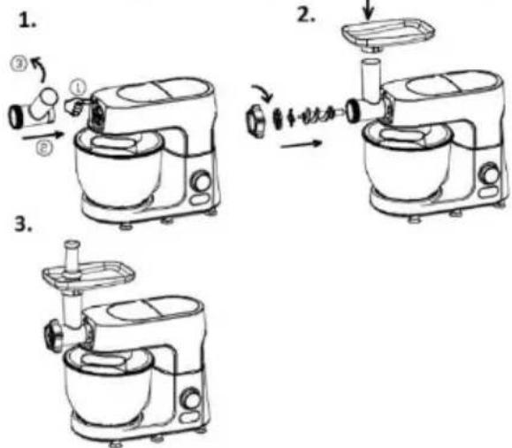 graph TD A["1. Initial mixing setup"] --> B["2. Covering device"] B --> C["3. Packaging step"] C --> D["Final packaging"]