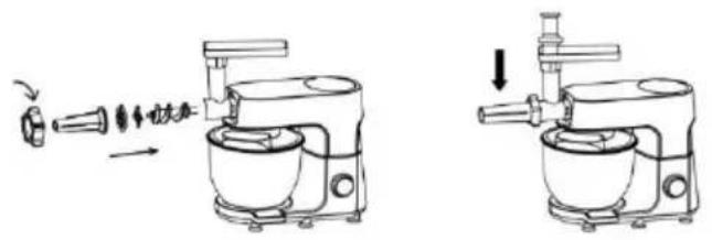 GORENJE MMC1000SCB - Întotdeauna tocați mai întâi carnea mărunt. - 1