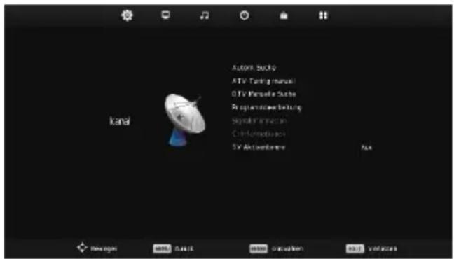 Reflexion LED2223 - KANAL MENÜ SATELLIT - 1