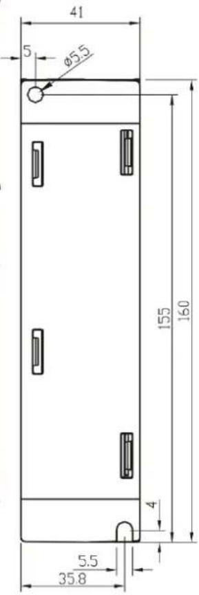 41 5 Ø5.5 155 160 4 5.5 35.8