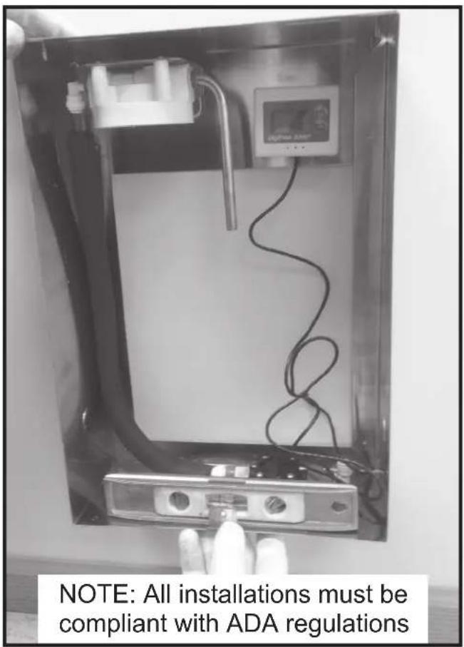 NOTE: All installations must be compliant with ADA regulations