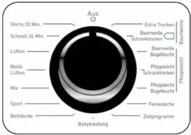Aus Shirts 20 Min. Schnell 34 Min. Lüften Wolle Lüften Mix Sport Bettdecke Extra Trocken Baumwolle Schranktrocken Baumwolle Bugetfeucht Pflegeleicht Schranktrocken Pflegeleicht Bugetfeucht Feinwäsche Zeitprogramm Babykleidung