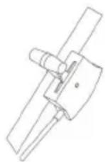 LawnMaster Steel 625 - Throttle Control Lever - 1