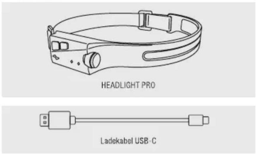 HEADLIGHT PRO Ladekabel USB-C