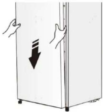 Nabo GN 2400 - Reversing the door - 9