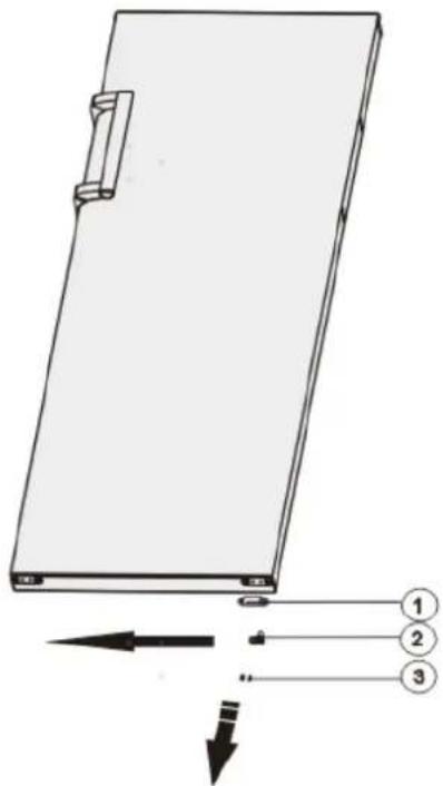 Nabo GN 2400 - Reversing the door - 4