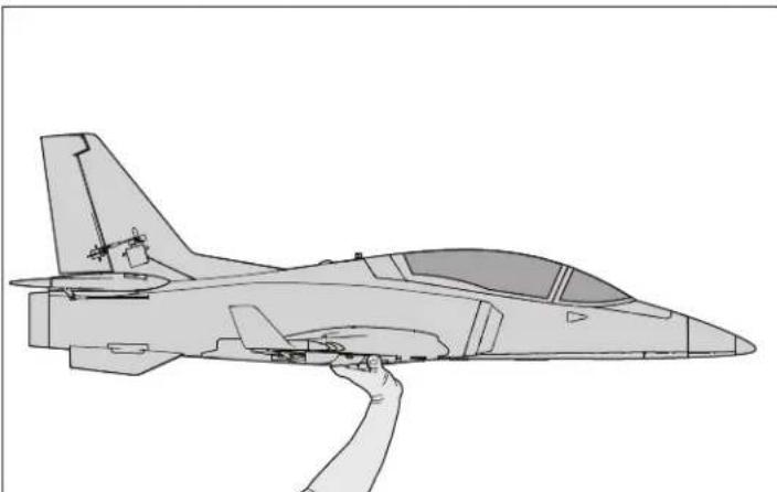 E-flite Viper 64mm EDF - To activate Hand Launch Assist Mode: - 1