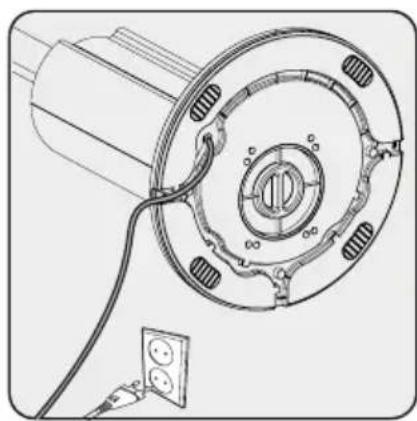 GRUNDIG VCP 9431 PRO - Assembling and charging the automatic dust emptying station - 2