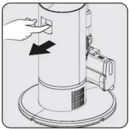 GRUNDIG VCP 9431 PRO - Replacing the dust bag - 2