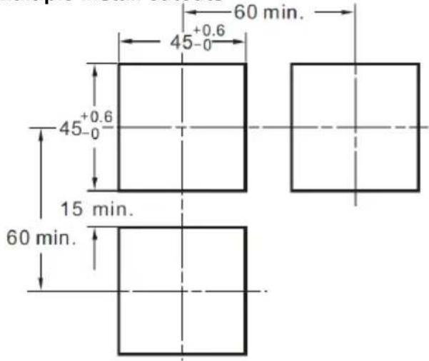 60 min. 45+0.6 45-0 45+0.6 - - 15 min. 60 min.