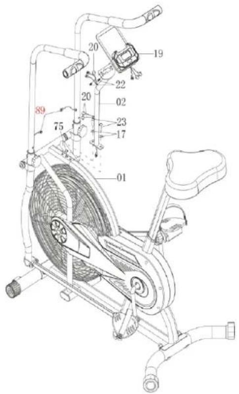 HMS Premium MP6590 - Montáž rámu sedadla a sedadla - 2