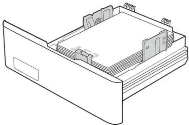 Line drawing of a file drawer with internal compartments and storage areas (no text or symbols)