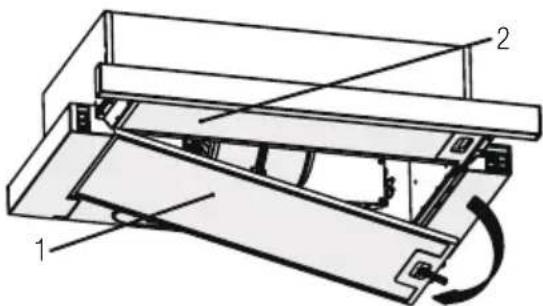 BEKO HNT61110WH - Curăarea filtrului de grăsime din aluminiu - 1