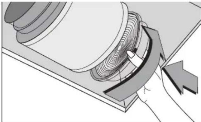 BEKO HNT61110WH - Austausch des kohlefilters - 1