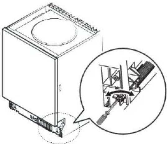 CORBERO CLVM4824I - Paso 3. Ajuste de la tensión del resorte de la puerta - 1