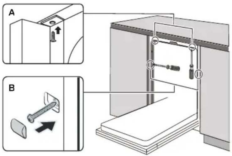 CORBERO CLVM4824I - Paso 4. Pasos de instalación del lavavajillas - 2