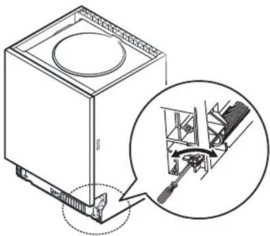 CORBERO CLVM4824I - Step 3. Tension adjustment of the door spring - 1