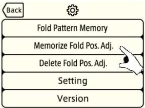 MBM 408A - 5-6-1 : Memorization of finely-adjusted fold position - 2