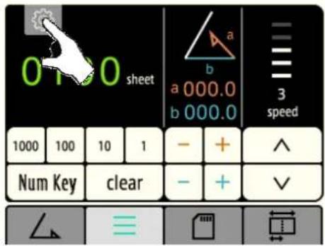 010 sheet a 000.0 b 000.0 3 speed 1000 100 10 1 - + ^ Num Key clear - + ✓ ≡