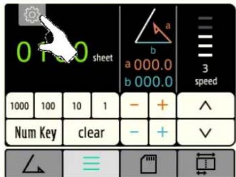 0100 sheet a 000.0 b 000.0 3 speed 1000 100 10 1 Num Key clear - + - + ✓