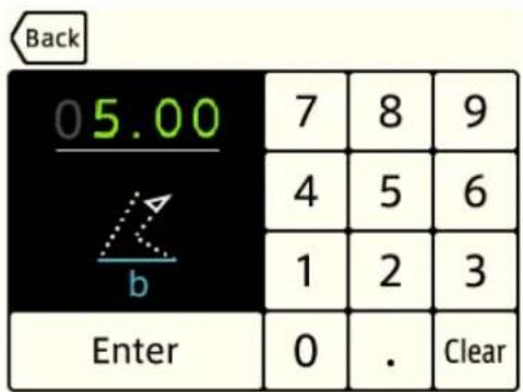 Back 05.00 7 8 9 4 5 6 1 2 3 Enter 0 . Clear