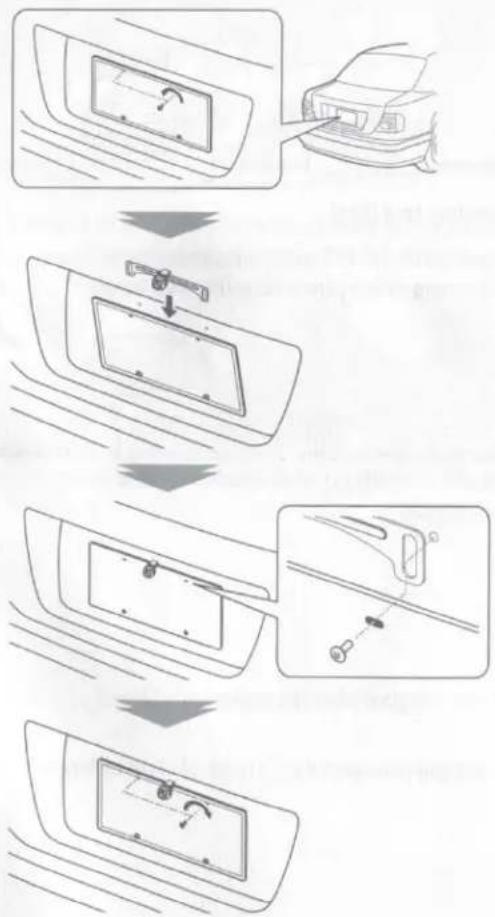 JVC KV-CM40U - Installing the Camera – License Plate Mount - 2