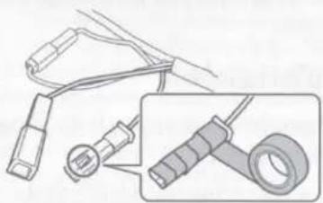 JVC KV-CM40U - Disconnect the bullet terminal of the green wire to hyde the Parking Line. - 2