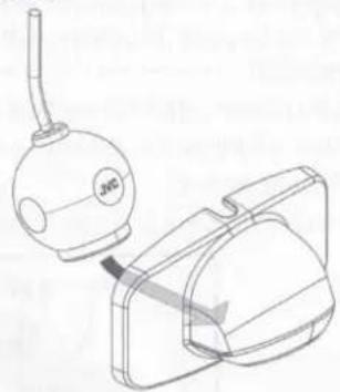 JVC KV-CM40U - Install the camera on the mount as follows. - 2