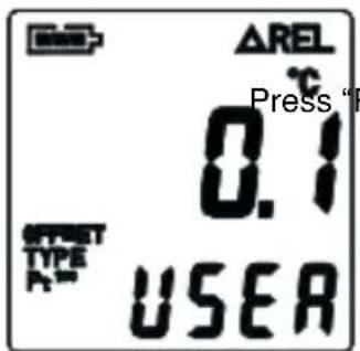 AREL Press °C 0.1 OFFSET TYPE P=1 USER