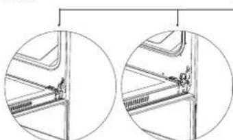 Technical line drawing of two mechanical components with cross-sectional views (no text or symbols)