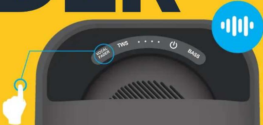VOCAL FADER TWS BASS