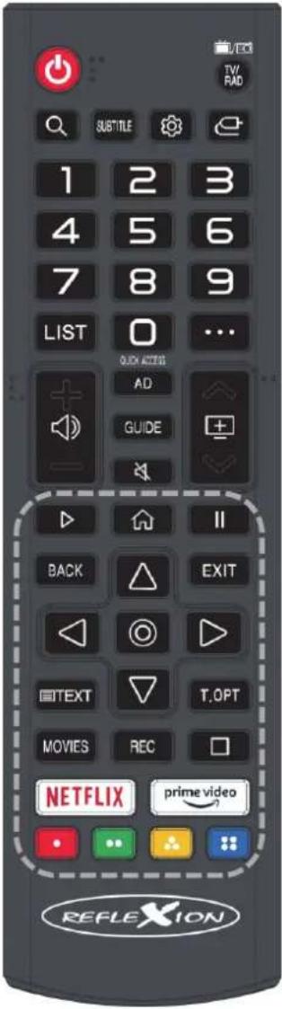 Reflexion LED24IBT - REMOTE CONTROL - 16