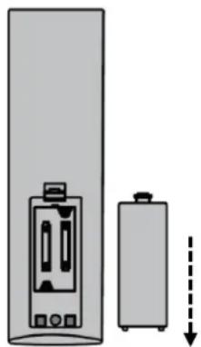 Reflexion LED24IBT - TV-FERNBEDIENUNG BATTERIE TAUSCHEN - 1