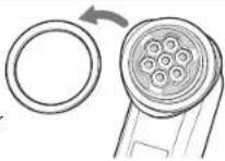 YA-MAN THE MIYABI - How to attach a cotton pad to the electrode head - 1