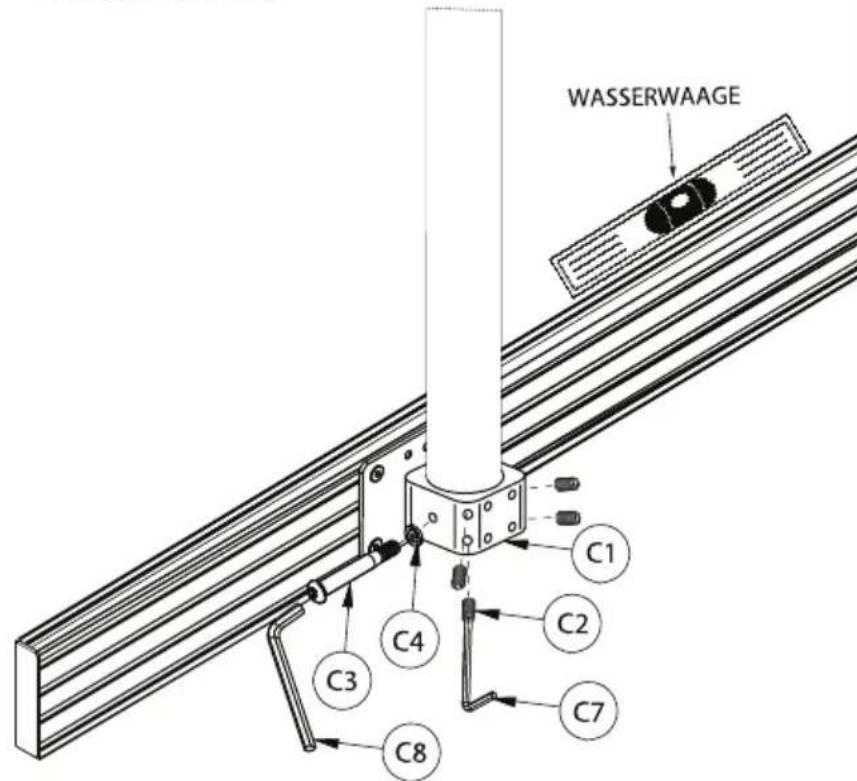 WASSERWAAGE C1 C2 C3 C4 C7 C8
