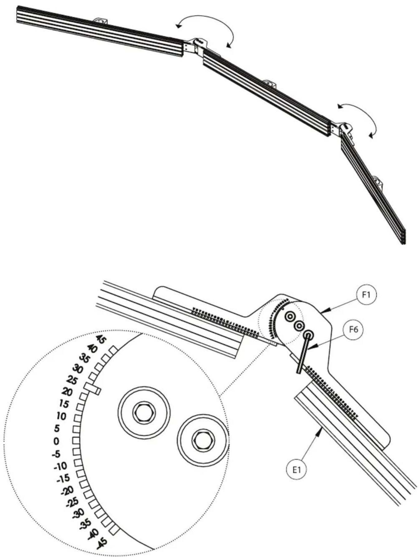 B-Tech BT8343 - EINSTELLEN DES WINKELS - 1