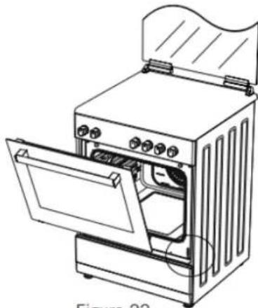 Heinner HFSC-S50LITGSL - Installation of the oven door - 2