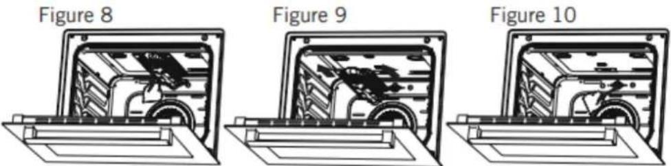 Heinner HFSC-S50LITGSL - Removal of the upper burner: - 1