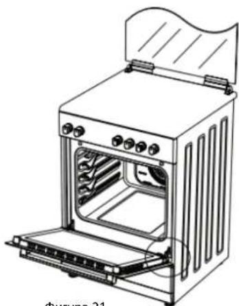 Heinner HFSC-S50LITGSL - Монтаж на вратата на фурната - 1