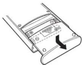 LUXMAN CL-38uSE - Dry cell battery [How to load dry cells] - 1