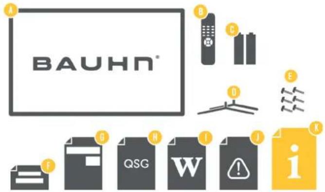 BAUHN® A B C D E F G H I J K QSG W i