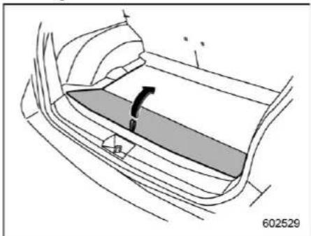 SUBARU Impreza Wagon (1995) - ■ Stowage of the Cargo Area Cover - 1