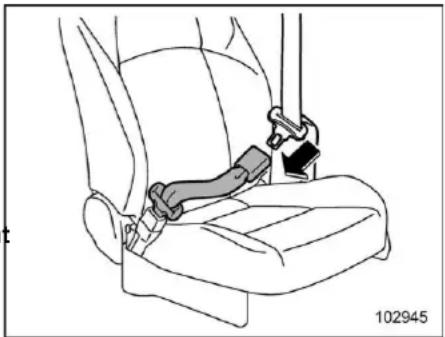SUBARU Impreza Wagon (1995) - 1-5. Seatbelt Extender - 1
