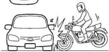 SUBARU Impreza Wagon (1995) - Examples of the types of accidents in which the SRS side airbag is unlikely to deploy - 9