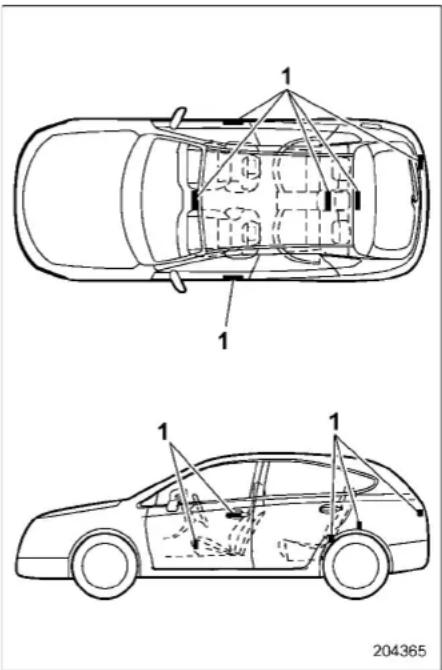 SUBARU Impreza Wagon (1995) - WARNING - 1
