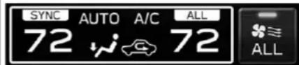 SYNC AUTO A/C ALL 72 72 ALL