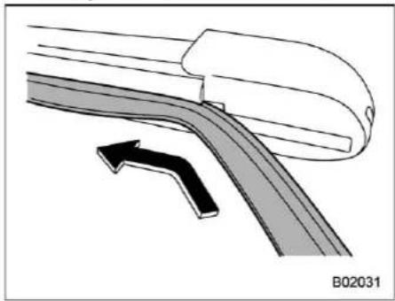 SUBARU Impreza Wagon (1995) - ■ Window Wiper Blade Rubber - 3