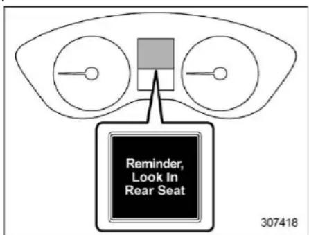 Reminder, Look In Rear Seat 307418
